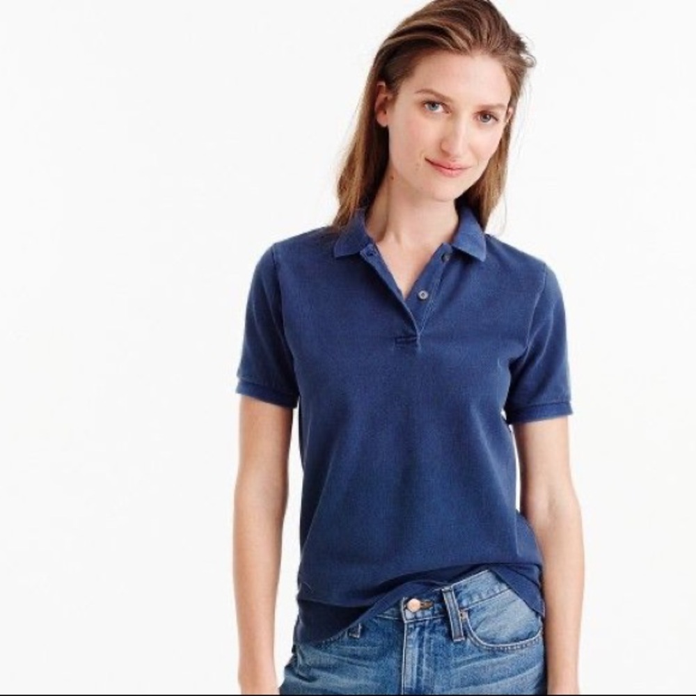 J. Crew Blue Polo Shirt NWOT